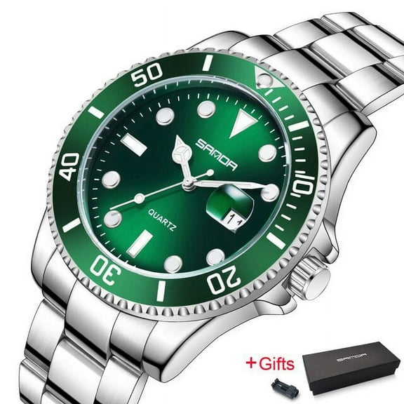 EXPLOJOY Men's Luxury Quartz Watch – 30M Waterproof Casual Wristwatch with Elegant Design for Daily Wear