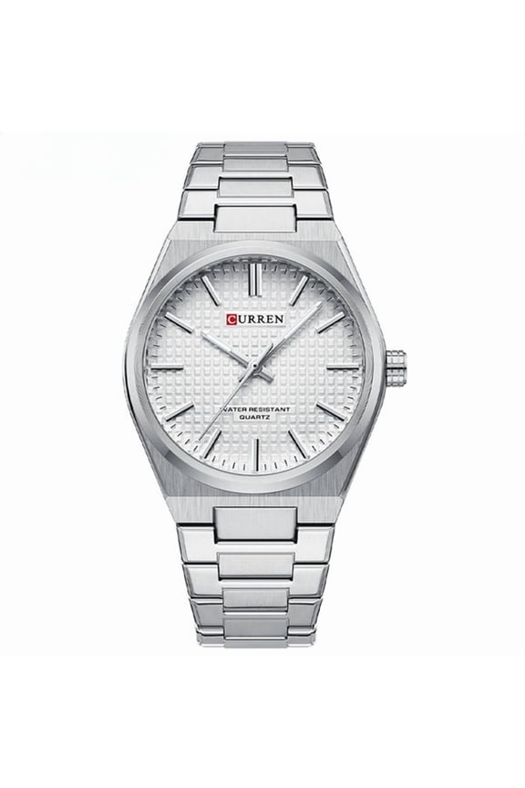 Men's Luxury Quartz Watch – 30M Waterproof, Stainless Steel, Date Display