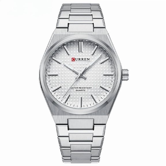 Explojoy Men's Luxury Quartz Watch – 30M Waterproof, Stainless Steel, Date Display