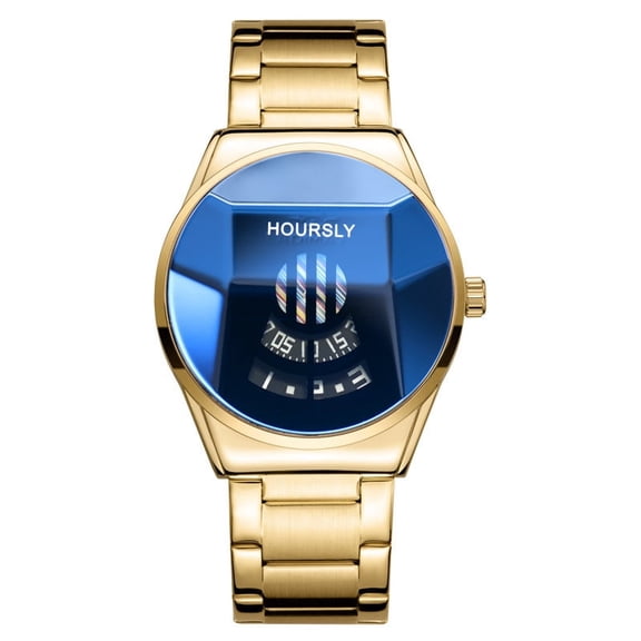 Explojoy Men's Luxury Quartz Watch – Waterproof, Elegant Design, Stainless Steel Case