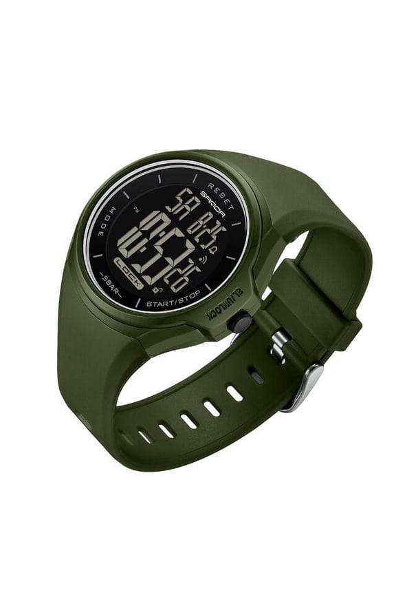 Men's Military Digital Sport Watch – Shock Resistant, Waterproof, with Alarm Clock