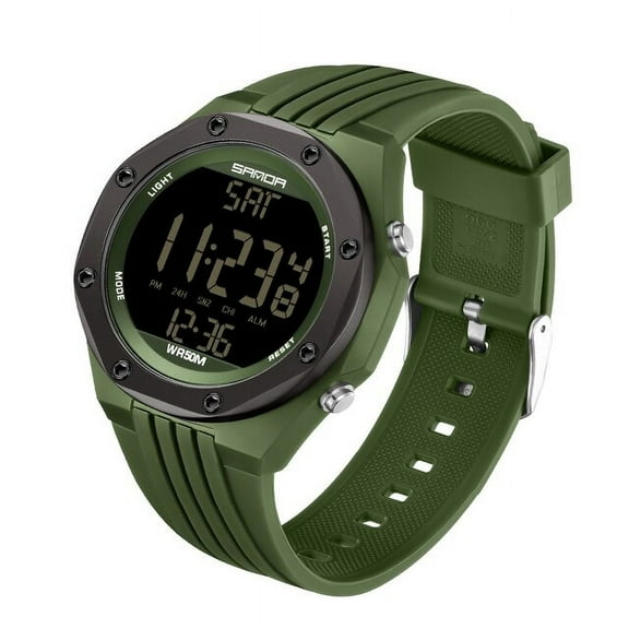 Explojoy Men's Military Sport Watch – 50M Waterproof LED Digital Electronic Wristwatch