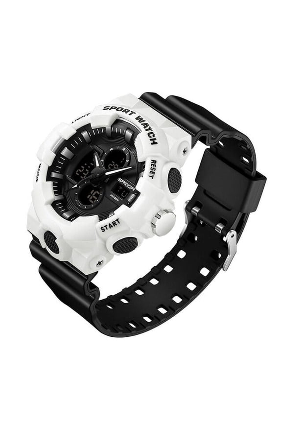 Men's Military Sport Watch – 50M Waterproof LED Digital Wristwatch with Alarm Clock