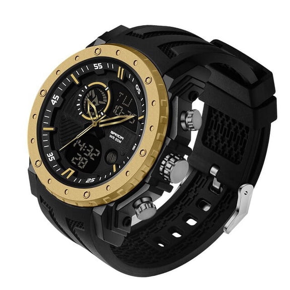 EXPLOJOY Men's Military Sport Watch – 50M Waterproof Quartz Wristwatch for Outdoor & Casual Use