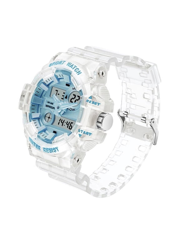Men's Military Sports Watch – Waterproof Quartz Digital Wristwatch with Dual Display & Tactical Design