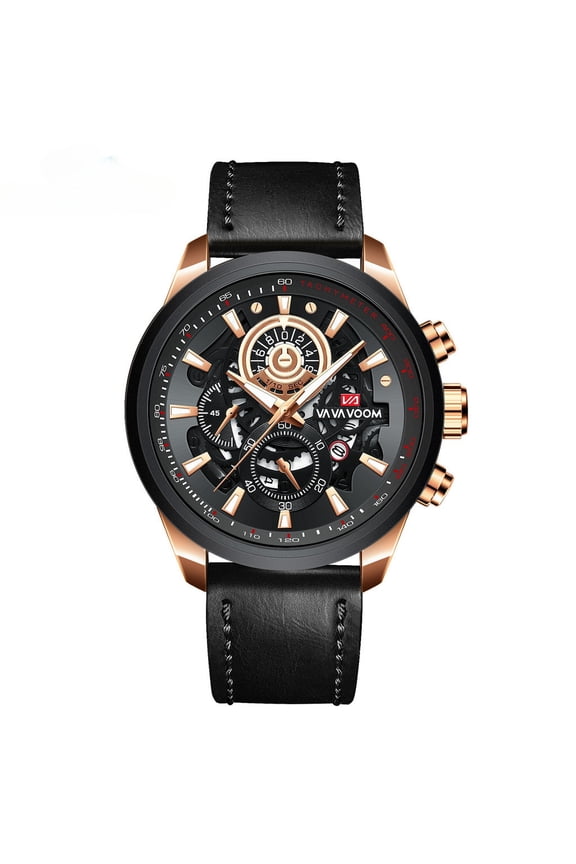 Men's Multifunction Sports Watch – Waterproof, Luminous Dial, Quartz Movement