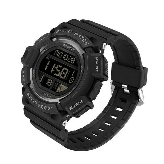 Explojoy Men's Outdoor Military Sport Watch – Waterproof LED Digital Wristwatch for Tactical & Casual Wear