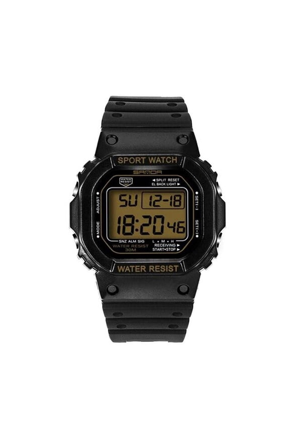Men's Waterproof Digital Dive Watch – LED Sport Wristwatch for Outdoor & Casual Use