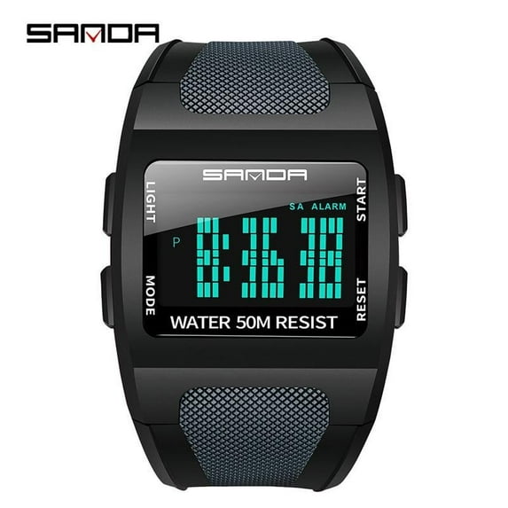 EXPLOJOY Modern Digital Watch – Korean-Inspired Look, Waterproof, Multifunctional Features