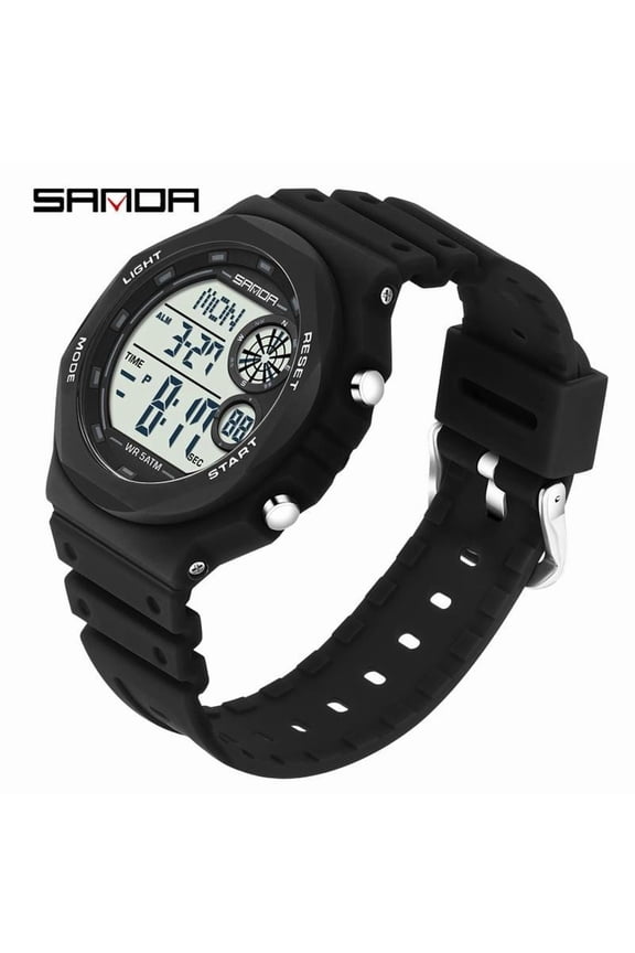 Multifunction Electronic Watch for Youth – 50M Waterproof, Stopwatch, Backlight