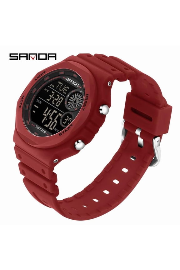 Multifunction Electronic Watch for Youth – 50M Waterproof, Stopwatch, Backlight