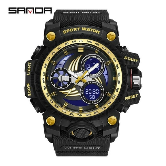 Explojoy Multifunctional Digital Timepiece – Luminous Interface, Waterproof Case, Durable Structure
