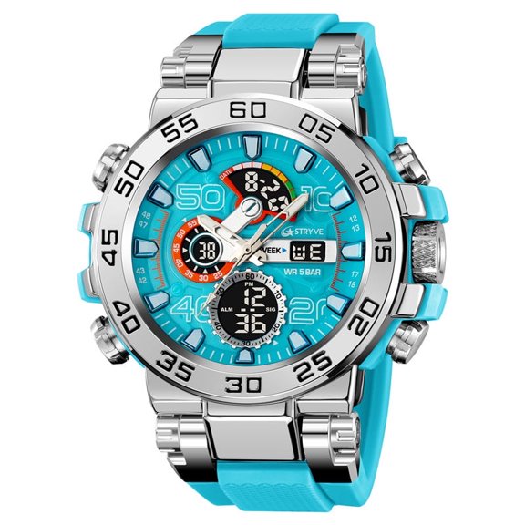 Explojoy Outdoor Digital Watch – 50M Water Resistance, Multifunction Display & Bold Styling