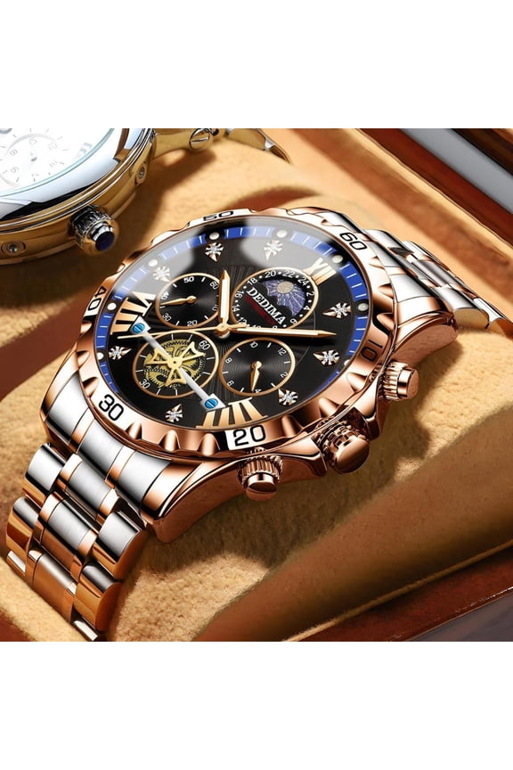 Premium Stainless Steel Watch – Quartz Accuracy, Bold Styling & Utility Functions