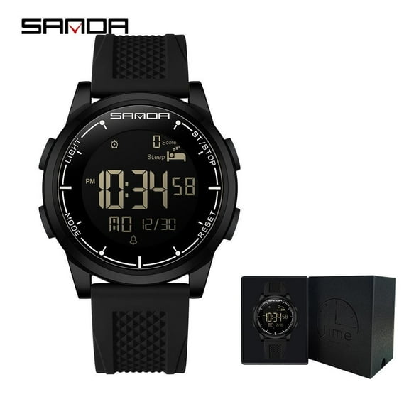EXPLOJOY Smart Digital Sport Watch – Waterproof, Sleep Monitor, Pedometer, Calorie Tracker, Multifunction Fitness Watch for Men
