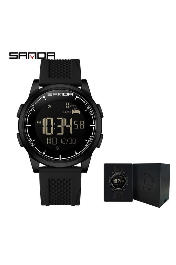 Smart Digital Sport Watch – Waterproof, Sleep Monitor, Pedometer, Calorie Tracker, Multifunction Fitness Watch for Men