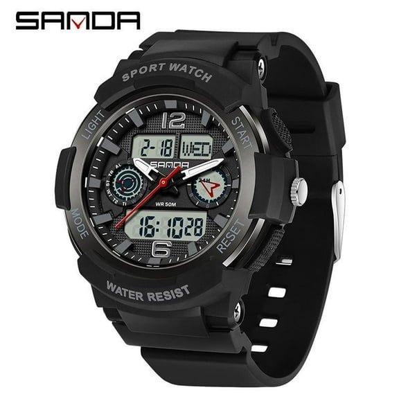 Explojoy Sport Digital Watch – Waterproof, Multifunctional LED Display, Unisex Design