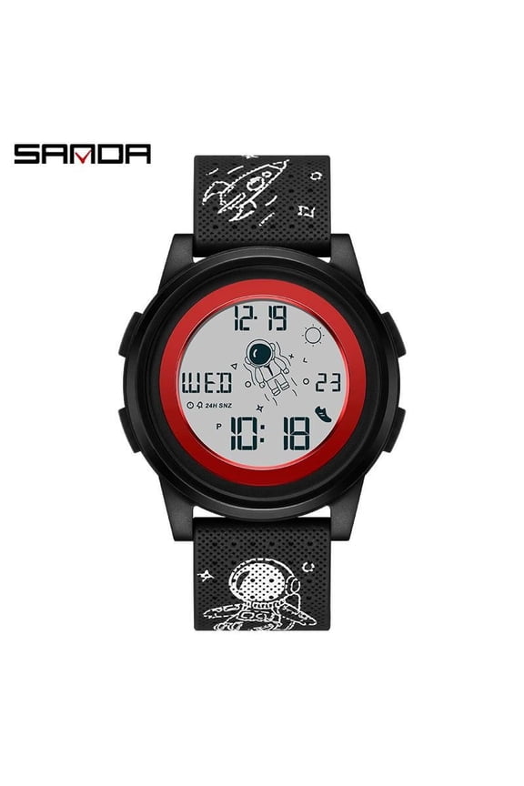 Sports Watch Spaceman Element Multifunctional Teenagers Fashion Electronic Digital Watch