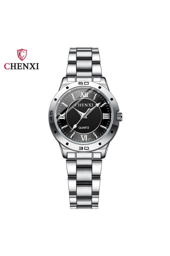 Stainless Steel Couple Watch – Waterproof Design with Luminous Dial