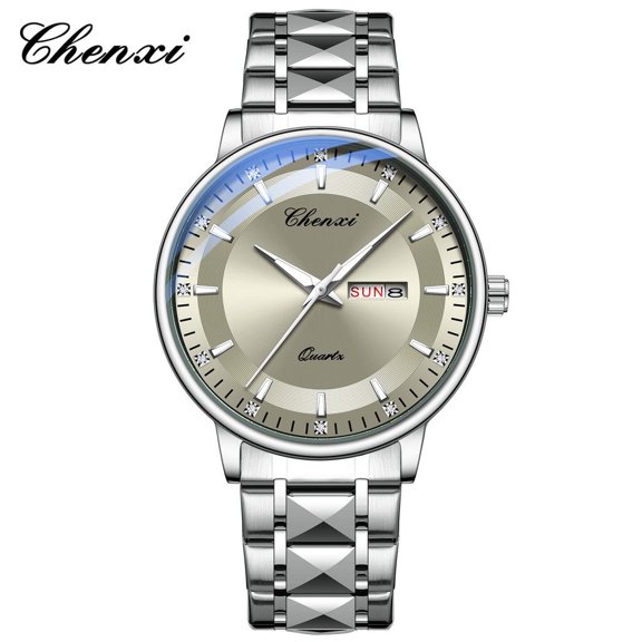 Explojoy Stylish Men's Watch – Waterproof Build, Calendar Window, Luminous Hands