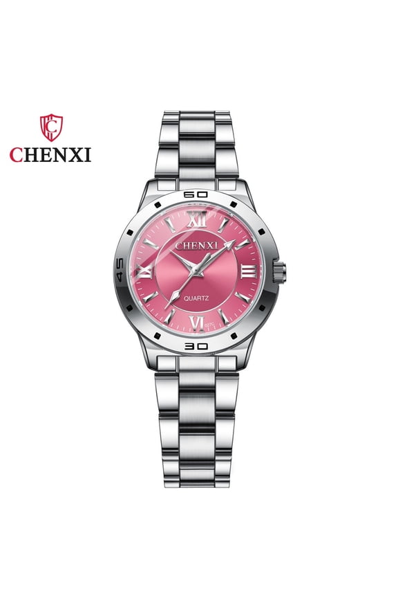 Stylish Pair Watch – Quartz Movement, Waterproof Build & Sleek Steel Finish