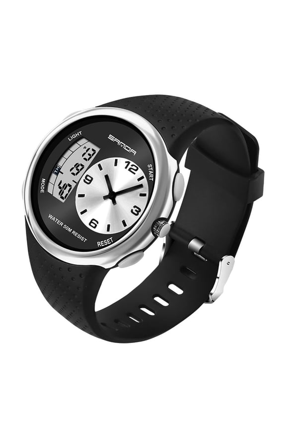 Stylish Waterproof Watch – Electronic Movement, Luminous Features & Bold Styling