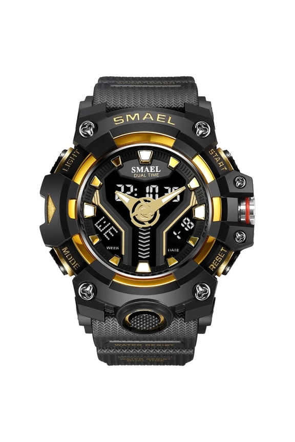 Tactical Digital Watch – Waterproof Build with Multi-Mode Quartz Movement
