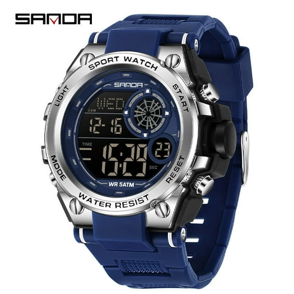 Explojoy Teen Digital Sport Watch – Waterproof, Chronograph, Alarm, Dual Time Display, Multifunction Electronic Wristwatch