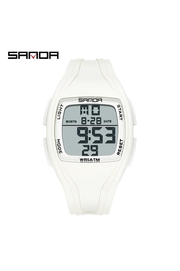 Unisex Digital Sports Watch – Waterproof, Luminous, Multifunctional LED Display