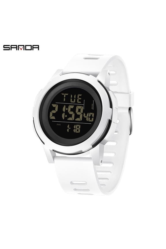 Unisex Digital Watch – Lightweight, Waterproof, and Feature-Rich for Active Use