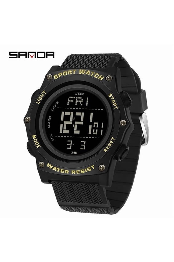 Unisex Digital Wristwatch – Sport Design, Luminous Display, Shockproof, Calendar Function