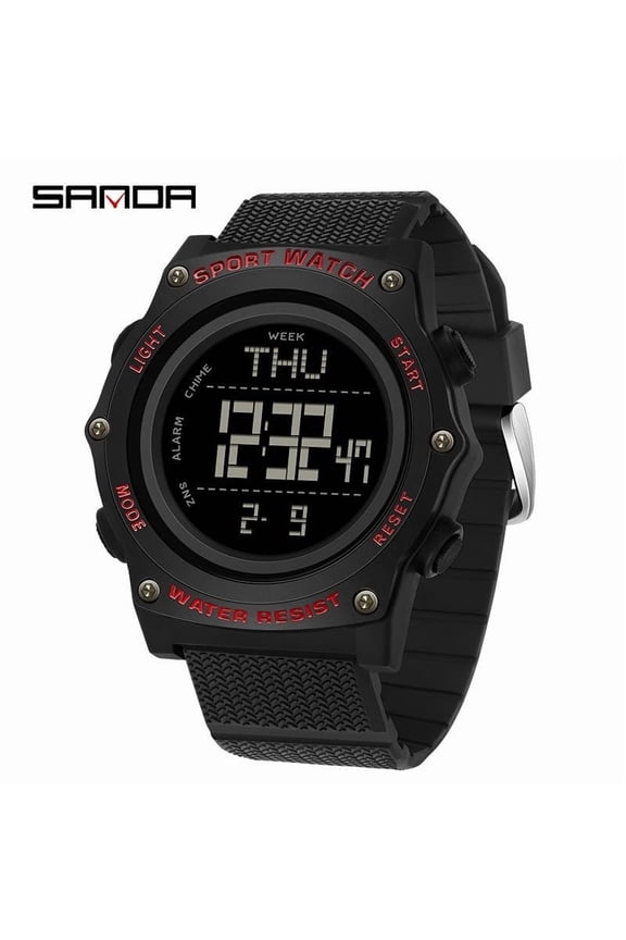 Unisex Digital Wristwatch – Sport Design, Luminous Display, Shockproof, Calendar Function