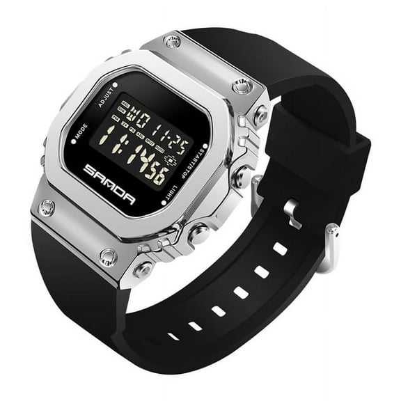 EXPLOJOY Unisex Fashion LED Digital Watch – Casual Waterproof Electronic Wristwatch for Men & Women