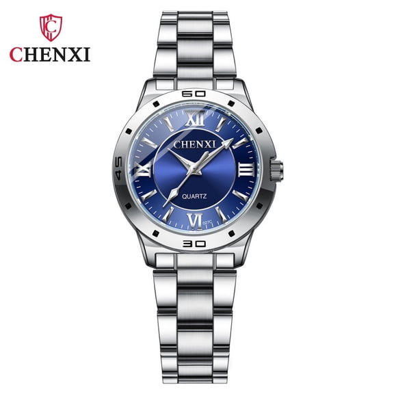 EXPLOJOY Unisex Quartz Watch – Elegant Steel Case, Glow-in-the-Dark Display & Water Resistance