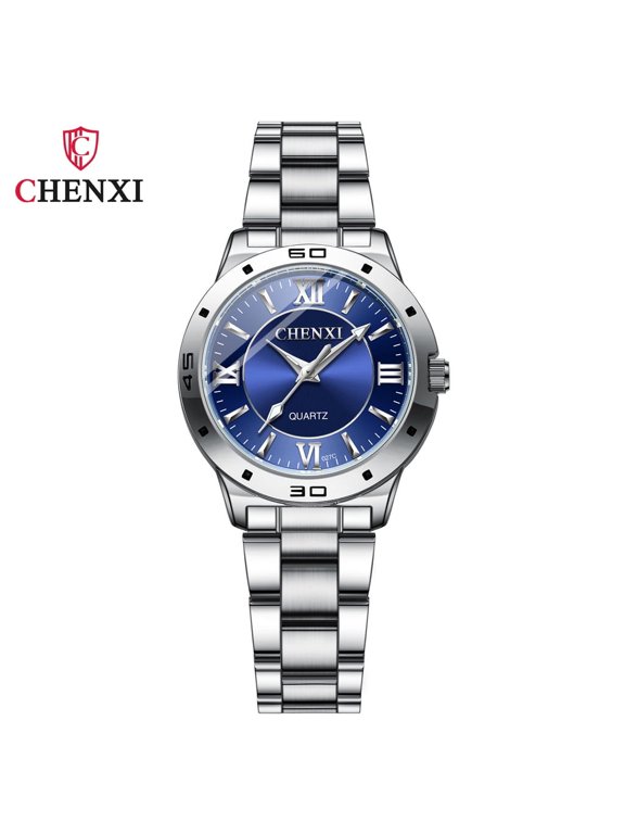 Unisex Quartz Watch – Elegant Steel Case, Glow-in-the-Dark Display & Water Resistance