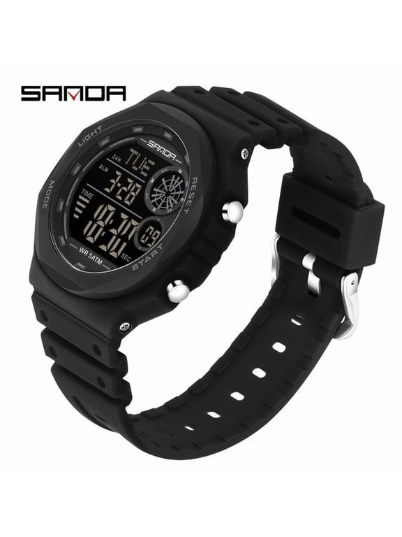 Unisex Sport Watch – Digital Display, Alarm, Luminous, Shockproof, Waterproof