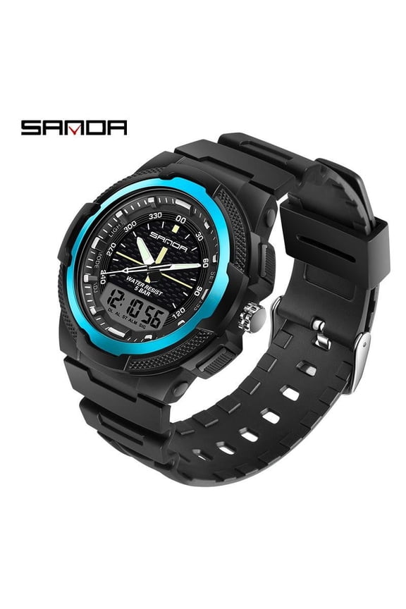 Unisex Sport Watch – Quartz Accuracy, Waterproof, Alarm Function, Luminous Dial