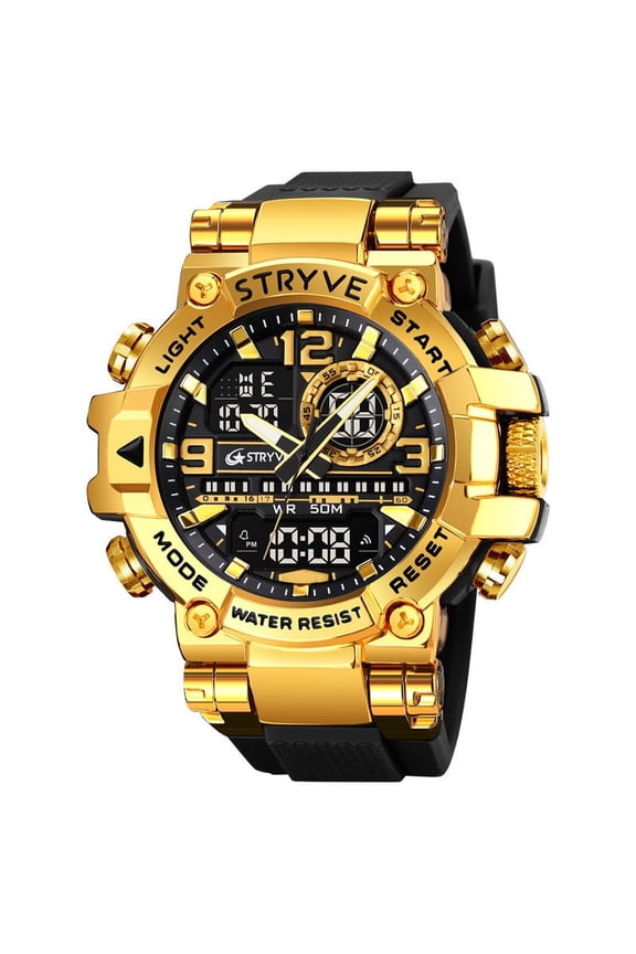 Vibrant Digital Wristwatch – Waterproof Build, Multifunction Display, Glow-in-Dark Feature