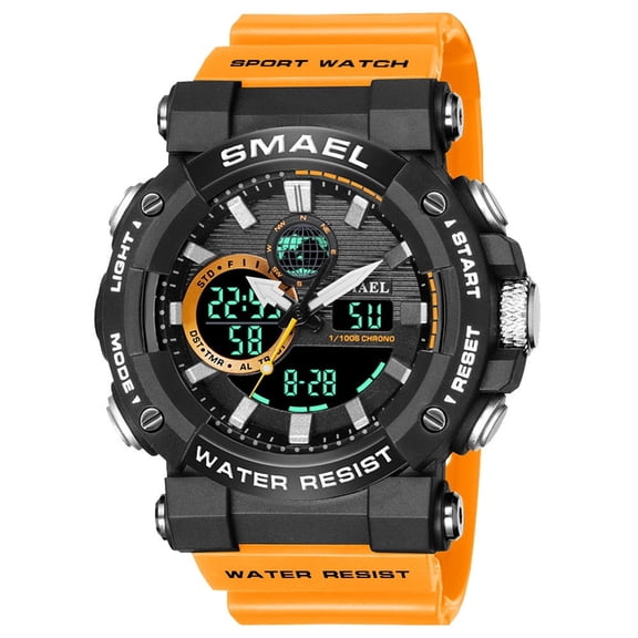 Explojoy Waterproof Digital Watch – Dual Interface, Luminous Dial, Multi-Feature Build