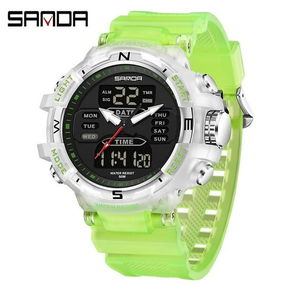 Explojoy Waterproof LED Watch – Durable Build, Luminous Display, Stopwatch & Calendar
