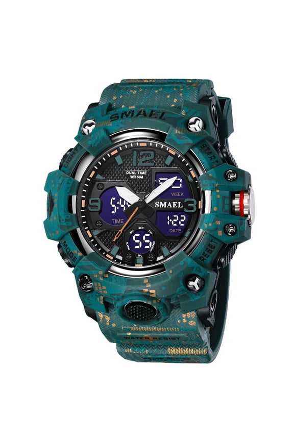 Waterproof Men's Watch – Durable Digital Display for Active Use