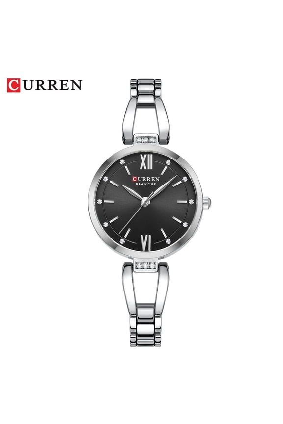 Women's Diamond Quartz Watch – Waterproof Stainless Steel, Luminous Dial, Elegant Fashion Wristwatch