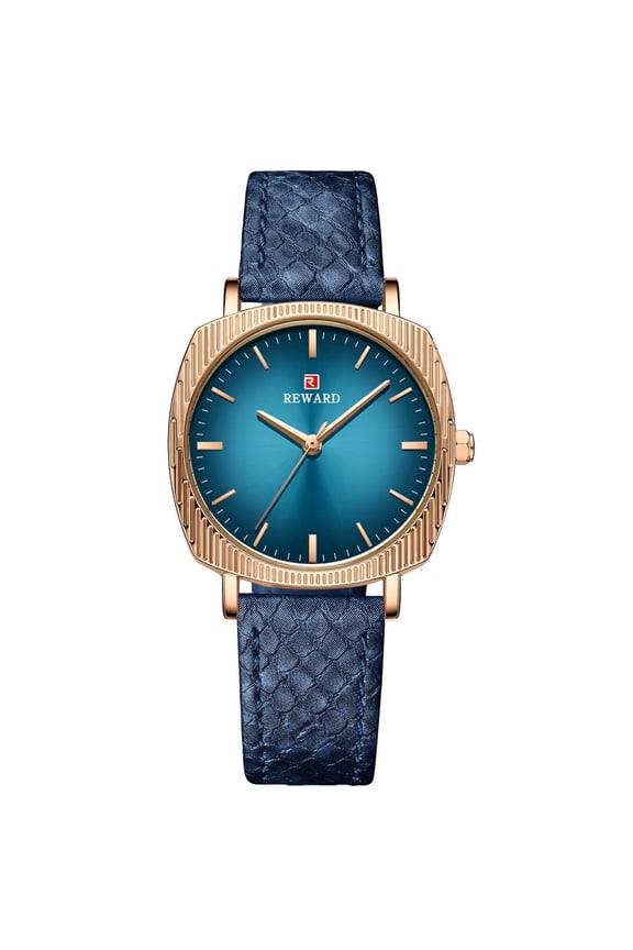 Women's Fashion Quartz Watch – Waterproof Leather Strap Business Wristwatch for Daily Elegance