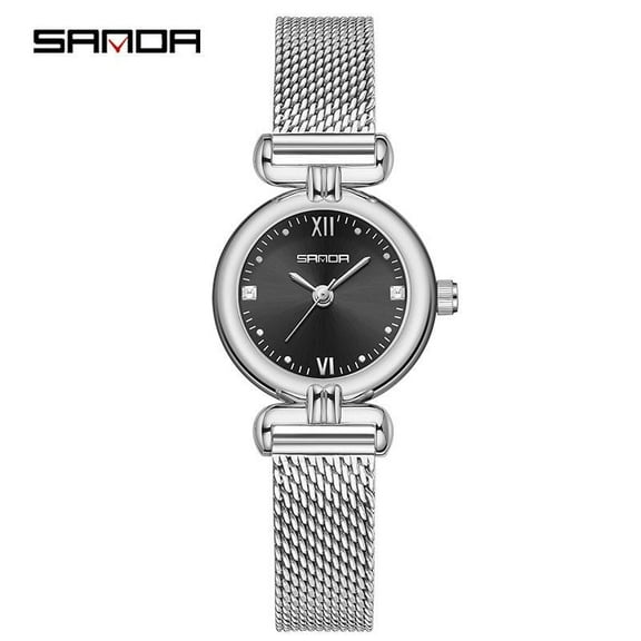 EXPLOJOY Women's Quartz Watch – Waterproof Minimalist Design with Leather or Steel Strap