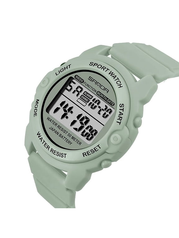 Women's Sport Digital Watch – Fashion LED Wristwatch, 50M Waterproof for Casual Wear