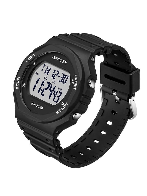 Women's Sports Digital Watch – Waterproof LED Electronic Wristwatch for Casual & Active Wear