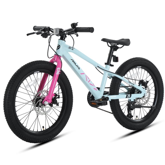 EXPLOPER Series 20 Inch Aluminum Mountain Bike 7-Speed Dual Disc Brakes for Riders Teen