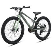 EXPLOPER Series 24 Inch Aluminum Mountain Bike 7-Speed Dual Disc Brakes for Riders 49-55