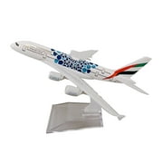 EXPO 2020 DUBAIUAE DUBAI A380 Model High Simulation 1400 Alloy Aircraft for Display Collection Office Toy