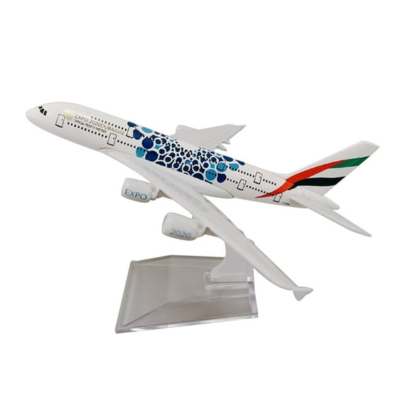 EXPO 2020 DUBAIUAE DUBAI A380 Model High Simulation 1:400 Alloy Aircraft for Display Collection Office Toy